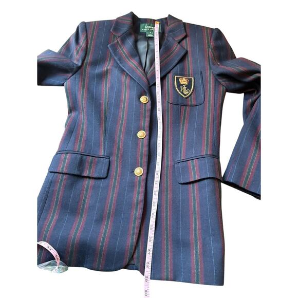 Vintage Ralph Lauren Wool Crest Blazer Made in USA Size 4 - Picture 9 of 9